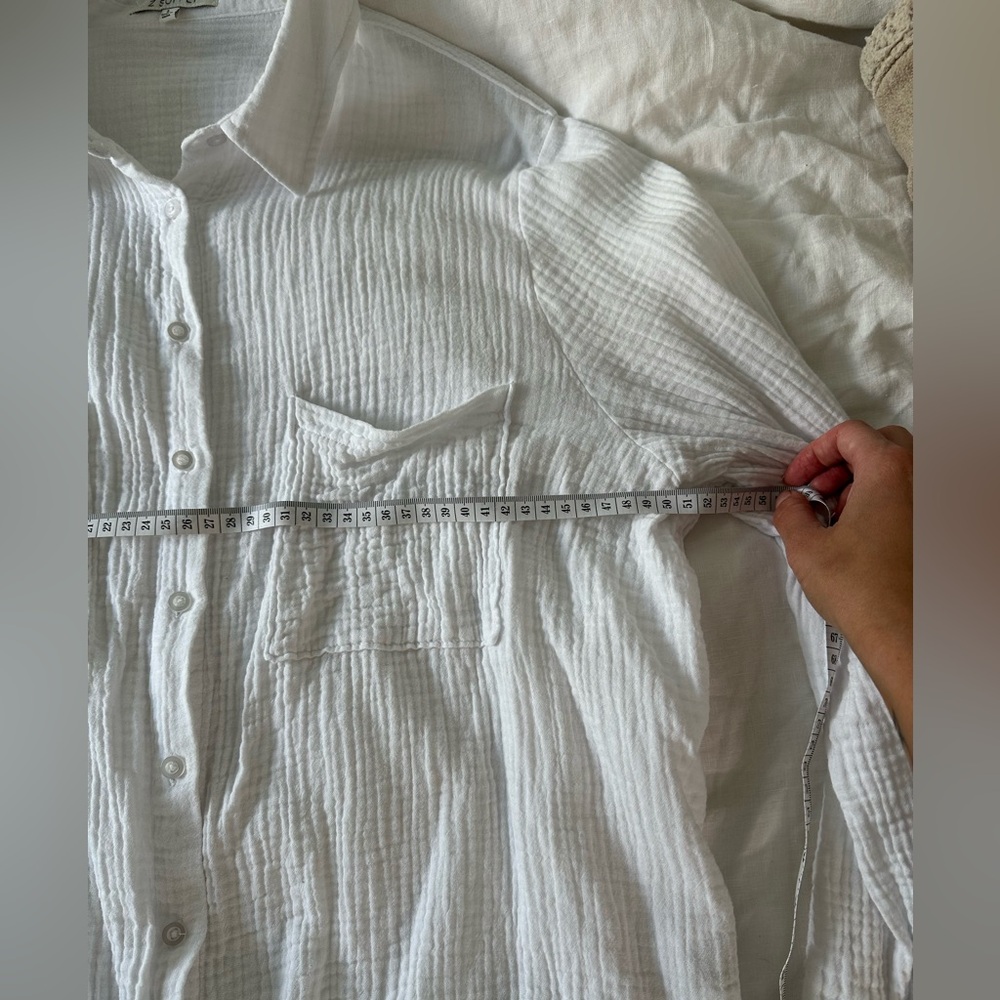 Zsupply, Perfect Airy Gauze Button Up, L - Picture 8 of 8